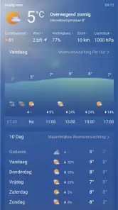 MSN weer screenshot