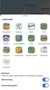 MSN weer screenshot