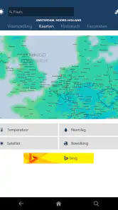 MSN weer screenshot