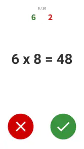 Multiplication Games Math quiz screenshot