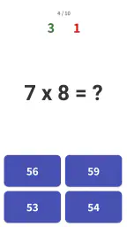 Multiplication Games Math quiz 3