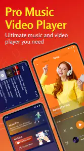 Muziekspeler en videospeler screenshot