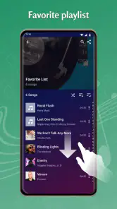 Muziekspeler en videospeler screenshot
