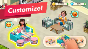My Cafe — Restaurant-spel screenshot