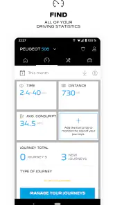 MYPEUGEOT APP screenshot