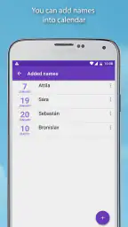 Name days Pro 7