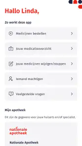 Nationale Apotheek screenshot