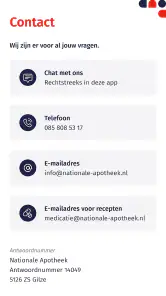 Nationale Apotheek screenshot