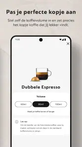 Nespresso Smart screenshot