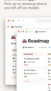 Notion: notities, taken, AI screenshot