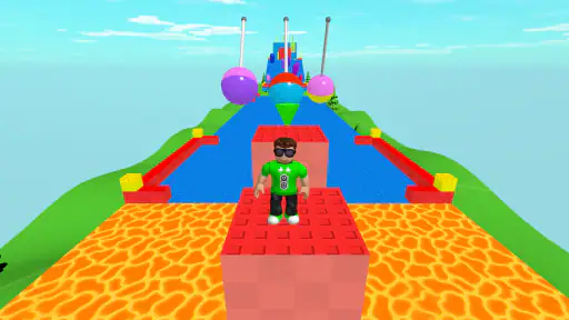 Obby's World Easy Parkour 8