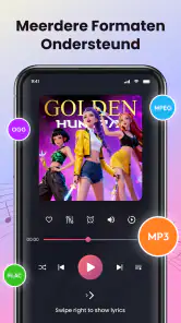 Offline muziekspeler screenshot