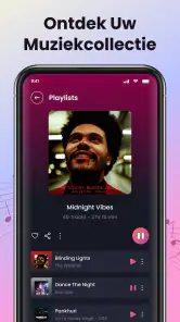 Offline muziekspeler screenshot