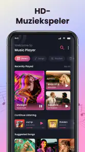 Offline muziekspeler screenshot