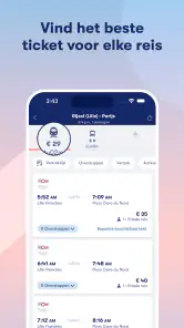 Omio: Bus, Trein & Vluchten screenshot