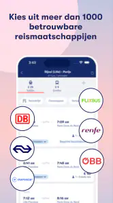 Omio: Bus, Trein & Vluchten screenshot