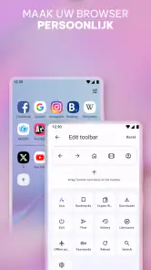 Opera-browser met AI screenshot