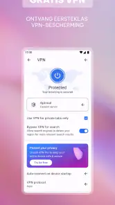 Opera-browser met AI screenshot