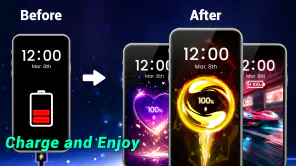 Oplaadanimatie voor batterij screenshot