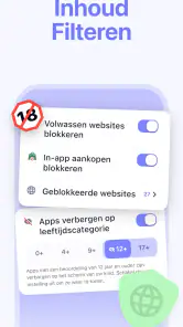 Ouderlijk Toezicht App, Kidsee screenshot