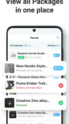 Pakketten Tracker-pkge Mobiel 2