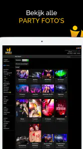 Partyflock screenshot