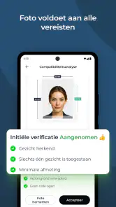 Pasfoto voor Paspoort en ID screenshot