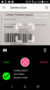 Paylogic Scanning screenshot