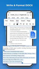 PDF-lezer: Documenteditor screenshot