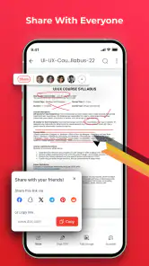 PDF-lezer: Documenteditor screenshot