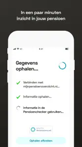 Pensioenchecker screenshot