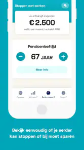 Pensioenchecker screenshot