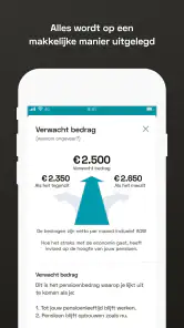 Pensioenchecker screenshot