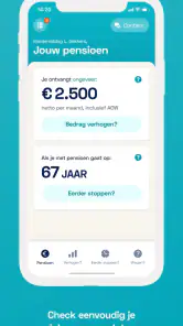 Pensioenchecker screenshot
