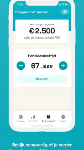 Pensioenchecker screenshot