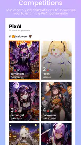 PixAI: AI Anime Art Generator screenshot