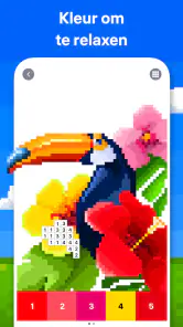 Pixel Art - Kleuren op nummer screenshot