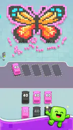 Pixel Drop: Bus Puzzle 1