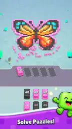 Pixel Drop: Bus Puzzle 6