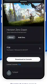 PlayStation App screenshot