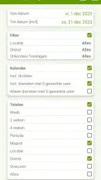 Ploegen werk agenda - FlexR 7