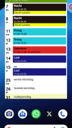Ploegen werk agenda - FlexR 8