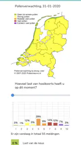 Pollennieuws screenshot