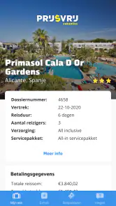 Prijsvrij Vakanties screenshot
