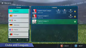 Pro League Soccer screenshot