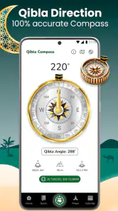 Qibla-kompas - Qibla-richting screenshot