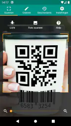 QR- en barcodescanner 1