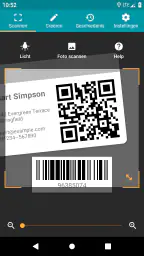QR- en barcodescanner Pro 1