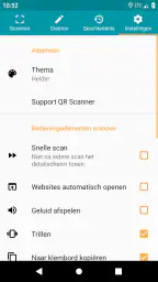 QR- en barcodescanner Pro 8