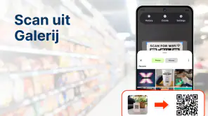 QR- en streepjescodescanner screenshot